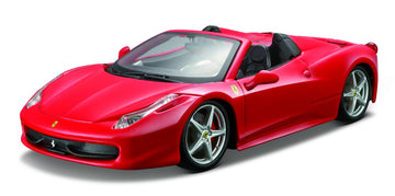 1:24 RED BBURAGO FERRARI 458 SPIDER